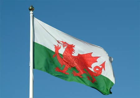 Bandera nacional de Gales