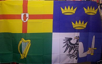 Bandera de los 4 Reinos de Irlanda